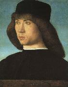 BELLINI, Giovanni Portrait of a Young Man 3iti oil